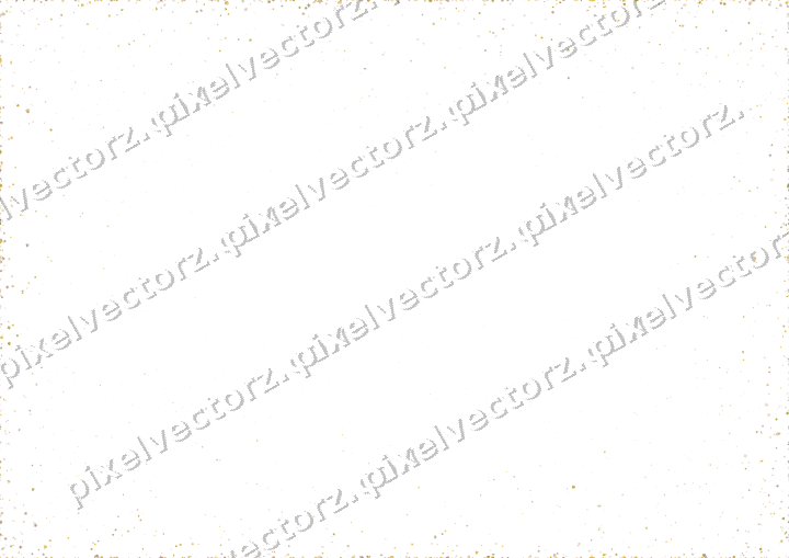 Nahtlose Glitzervignette in Bernstein auf transparentem Grund