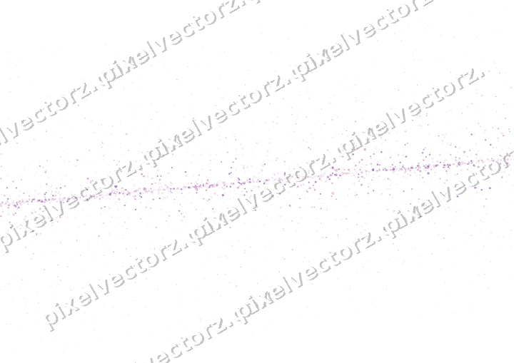 Nahtloses Glitzerband aus Herzen in Magenta auf transparentem Grund