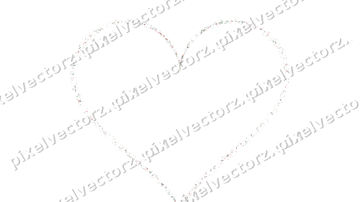 Nahtloses Glitzerherz aus Sternen und Funken auf transparentem Grund