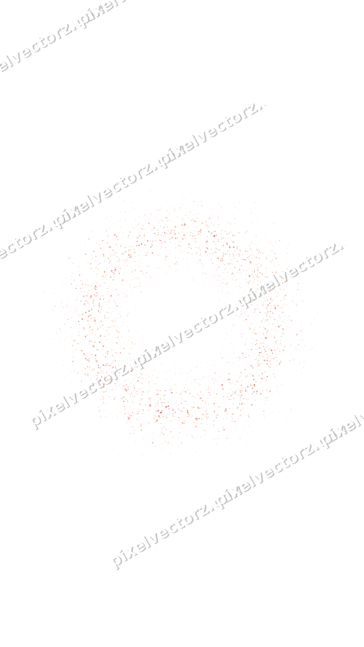 Nahtloser Glitzerkranz aus Sternen und Blüten auf transparentem Grund