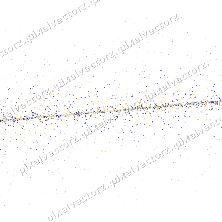 Nahtloses Glitzerband aus Herzen in Dunkelblau auf transparentem Grund