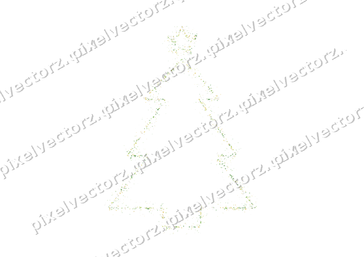 Nahtloser Glitzer-Weihnachtsbaum in Limette auf transparentem Grund