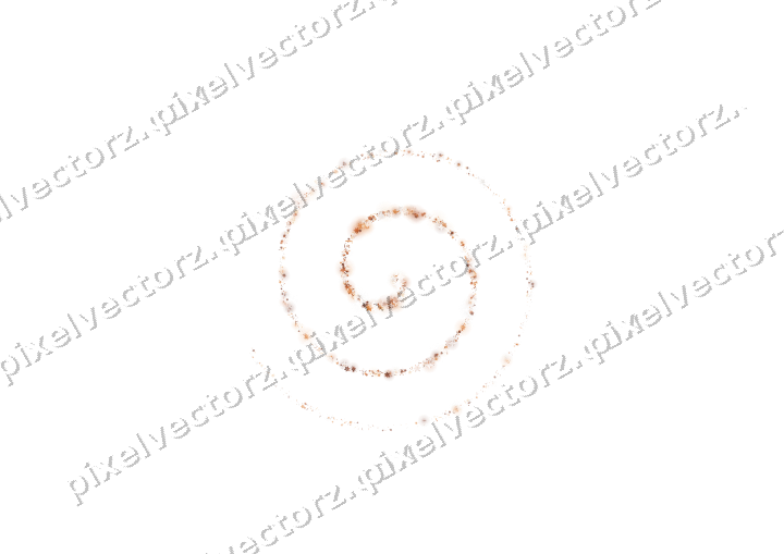 Nahtlose Glitzerspirale auf transparentem Grund