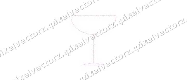 Nahtlose Glitzer-Sektschale in Magenta auf transparentem Grund