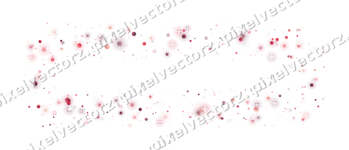 Nahtloser Glitzerrahmen in Rosa und Rot auf transparentem Grund