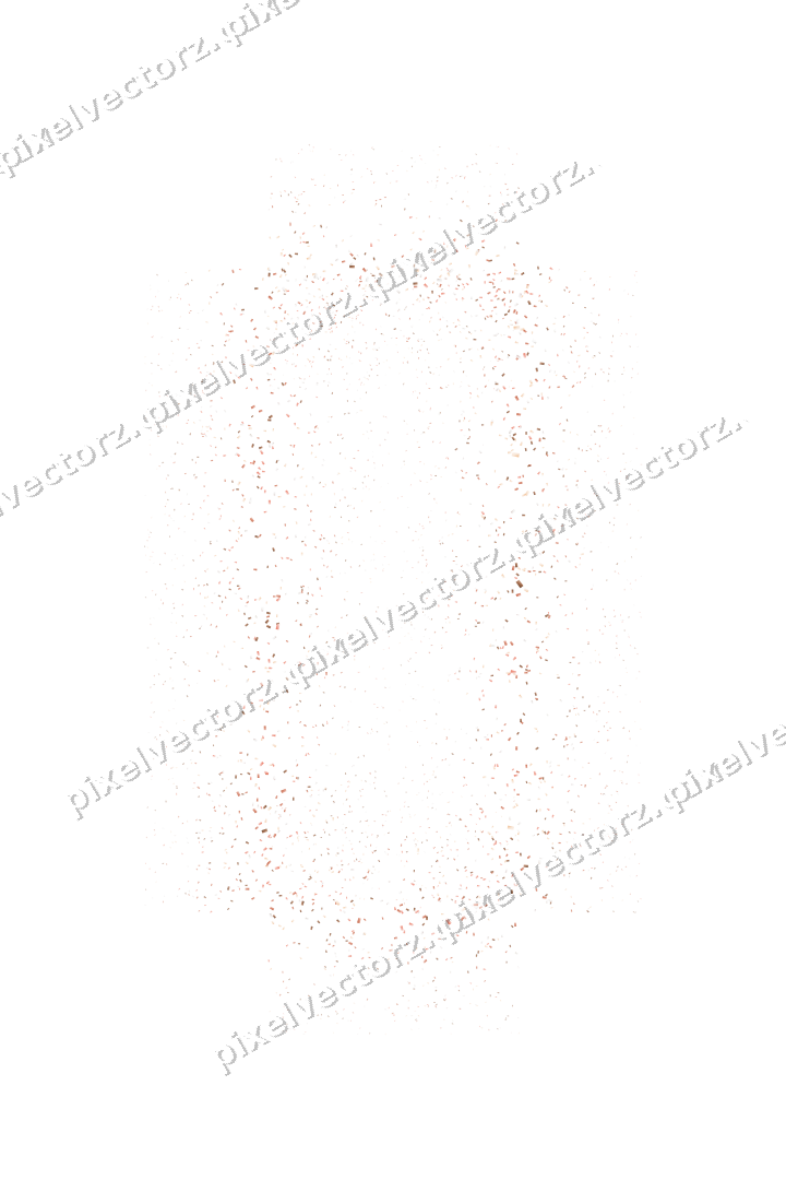 Nahtloser Glitzerrahmen aus Konfetti in Orange auf transparentem Grund
