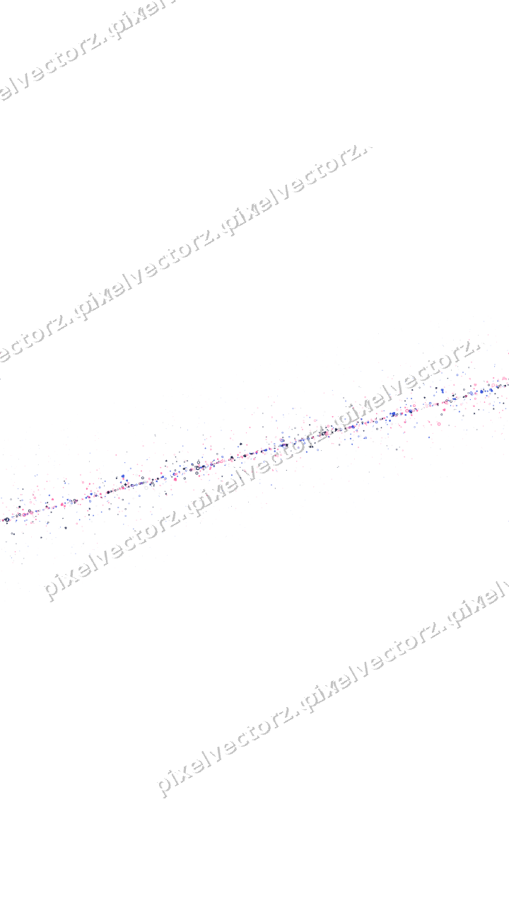 Nahtloses Glitzerband aus Funken und Herzen auf transparentem Grund