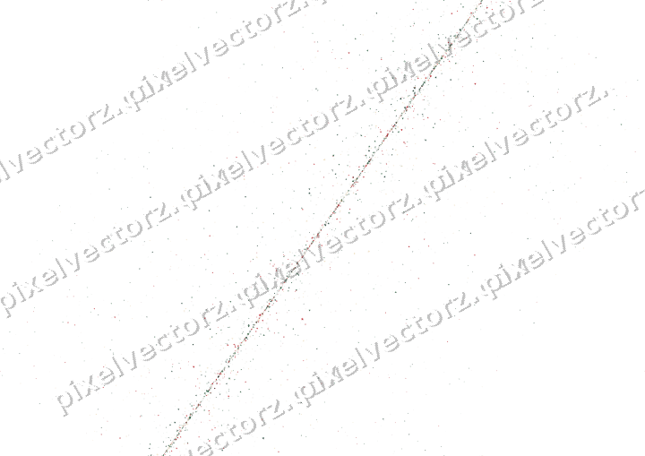 Nahtloses Glitzerband in Dunkelgrün und Rot auf transparentem Grund