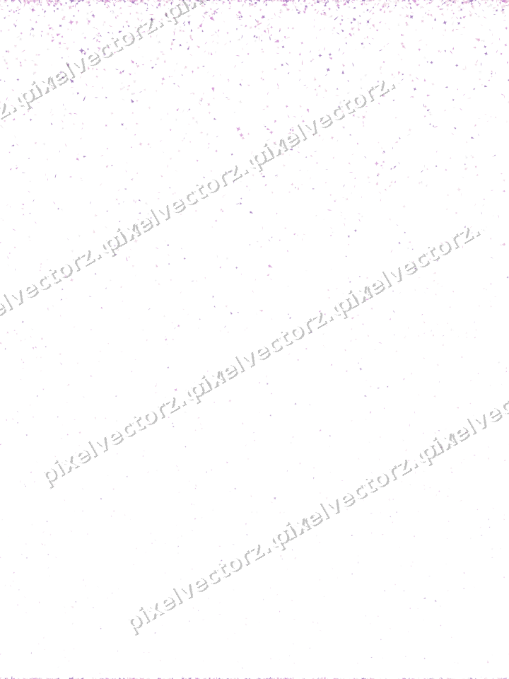Nahtloser Glitzerregen in Magenta und Violett auf transparentem Grund