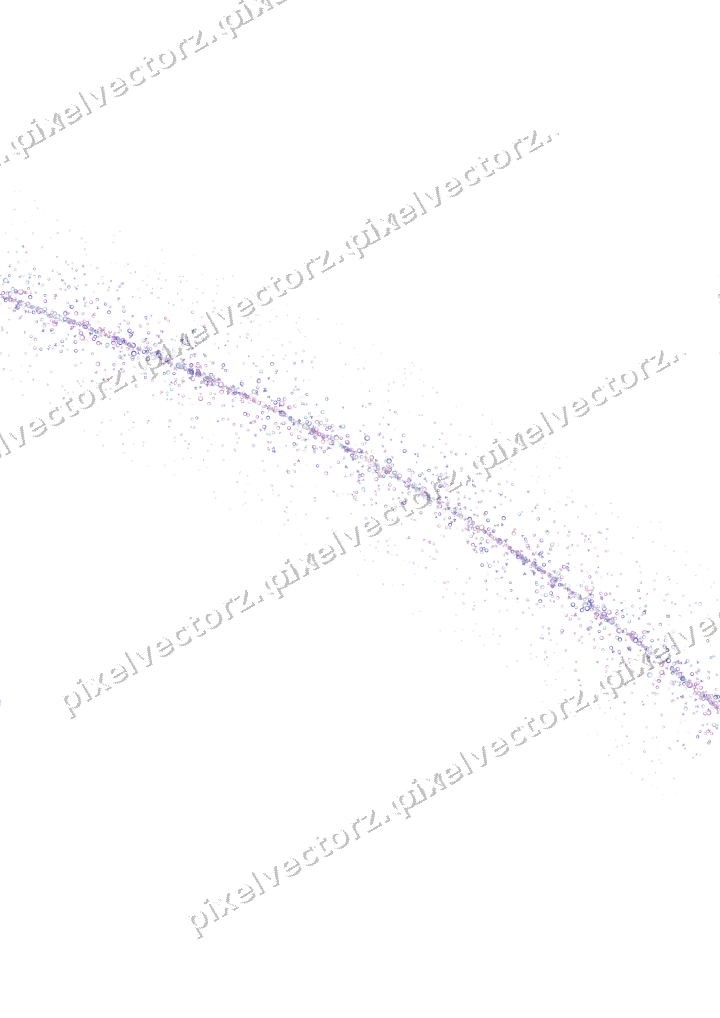 Nahtloser Glitzerbogen in Violett und Blau auf transparentem Grund