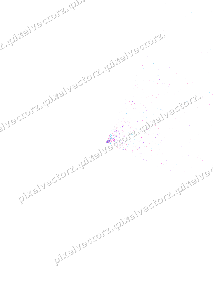 Nahtloser Glitzerfächer aus Sternen und Funken auf transparentem Grund